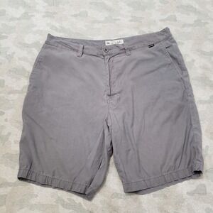 Travis Mathew Shorts Mens 36 Gray Pockets Casual Golf